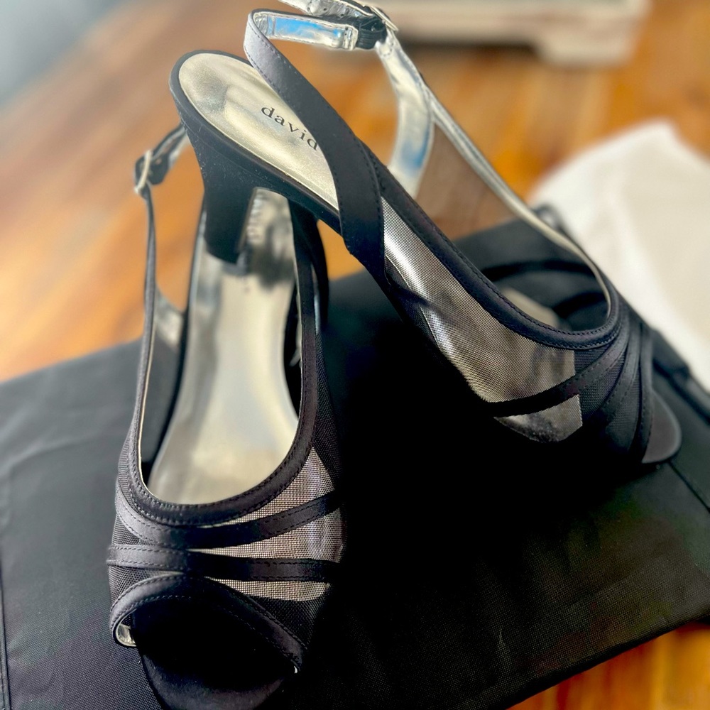 David Tate Mesh Heels- Wide Width